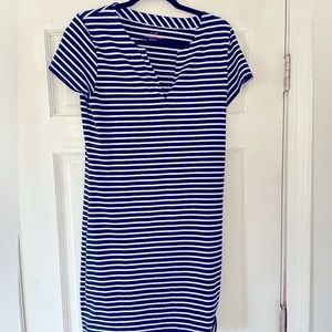 Vineyard Vines Blue Striped Sankaty Dress Small